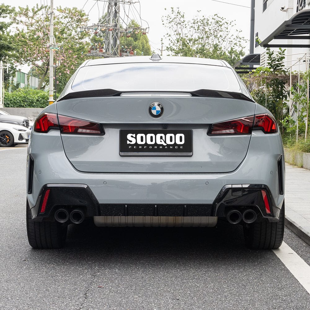 SOOQOO Spoiler SOOQOO BMW 2 Series F74 Rear Spoiler In Prepreg Carbon Fiber