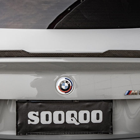 SOOQOO Spoiler SOOQOO BMW 2 Series G42 Rear Spoiler In Prepreg Carbon Fiber