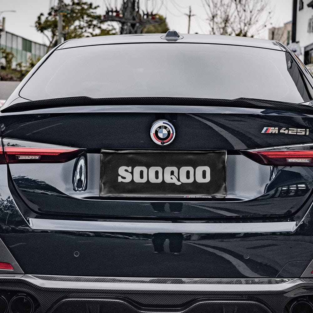 SOOQOO Spoiler SOOQOO BMW 4 Series G26 Rear Spoiler In Prepreg Carbon Fiber