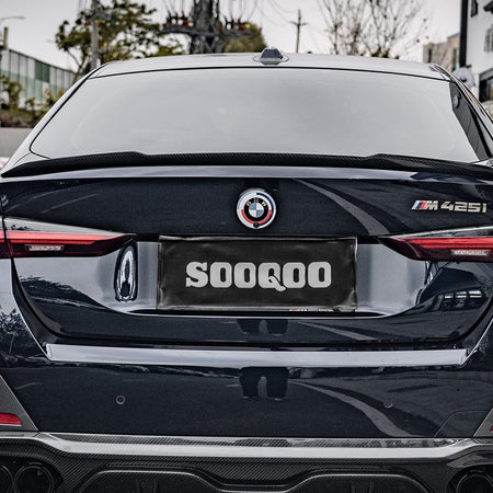 SOOQOO Spoiler SOOQOO BMW 4 Series G26 Rear Spoiler In Prepreg Carbon Fiber