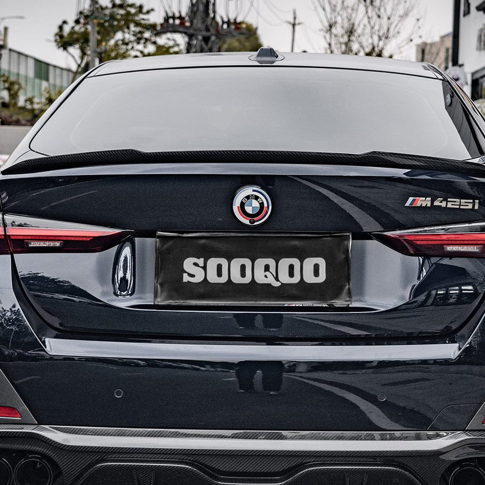 SOOQOO Spoiler SOOQOO BMW 4 Series G26 Rear Spoiler In Prepreg Carbon Fiber