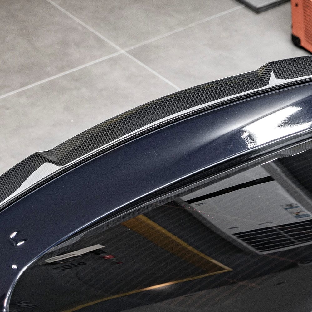 SOOQOO Spoiler SOOQOO BMW 4 Series G26 Rear Spoiler In Prepreg Carbon Fiber