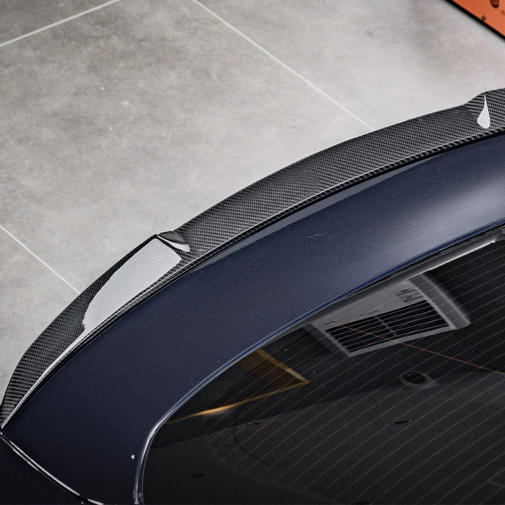 SOOQOO Spoiler SOOQOO BMW 4 Series G26 Rear Spoiler In Prepreg Carbon Fiber
