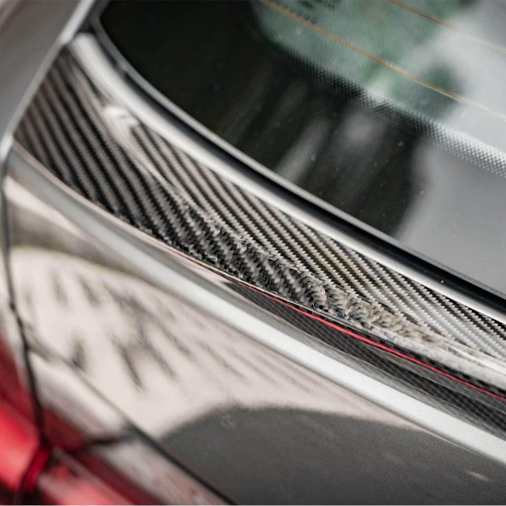 SOOQOO Spoiler SOOQOO BMW M3 G81 Rear Spoiler In Prepreg Carbon Fiber