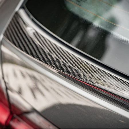 SOOQOO Spoiler SOOQOO BMW M3 G81 Rear Spoiler In Prepreg Carbon Fiber