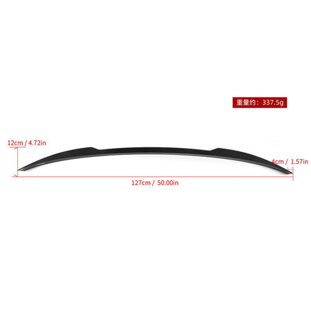 SOOQOO Spoiler SOOQOO BMW M3 G81 Rear Spoiler In Prepreg Carbon Fiber