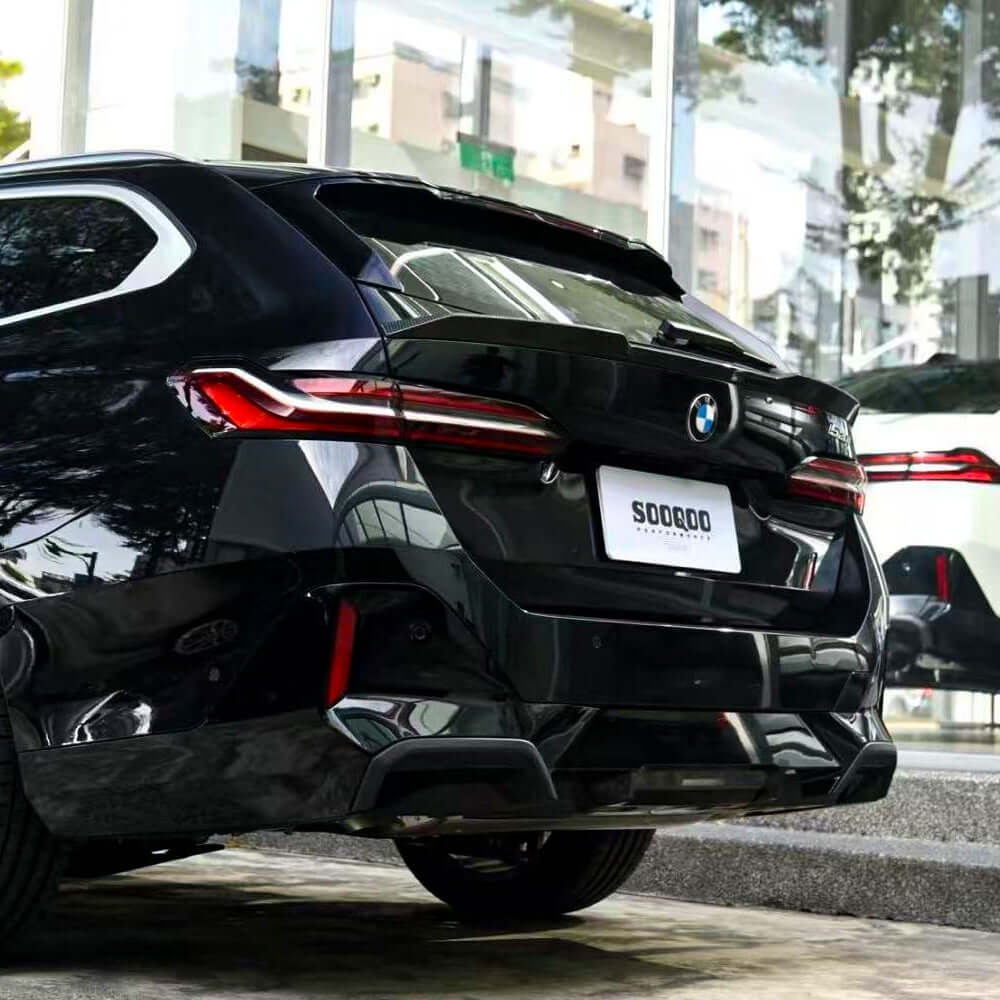 SOOQOO Spoiler SOOQOO BMW M5 G99 Rear Spoiler In Preprep Carbon Fiber