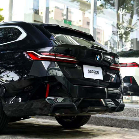 SOOQOO Spoiler SOOQOO BMW M5 G99 Rear Spoiler In Preprep Carbon Fiber