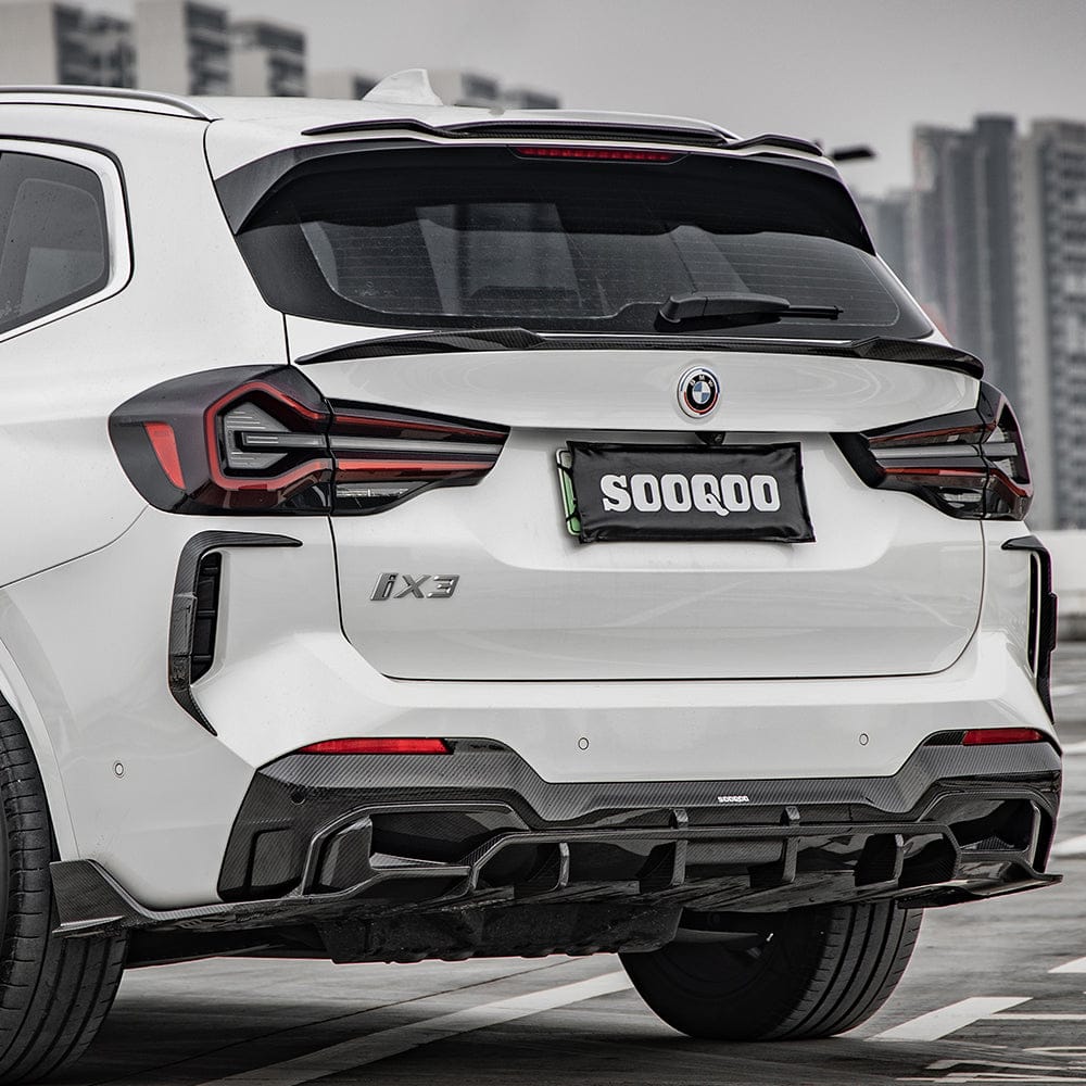 SOOQOO Spoiler SOOQOO BMW X3 G01 Top Spoiler In Prepreg Carbon Fiber