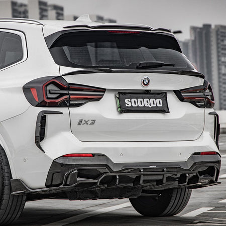 SOOQOO Spoiler SOOQOO BMW X3 G01 Top Spoiler In Prepreg Carbon Fiber