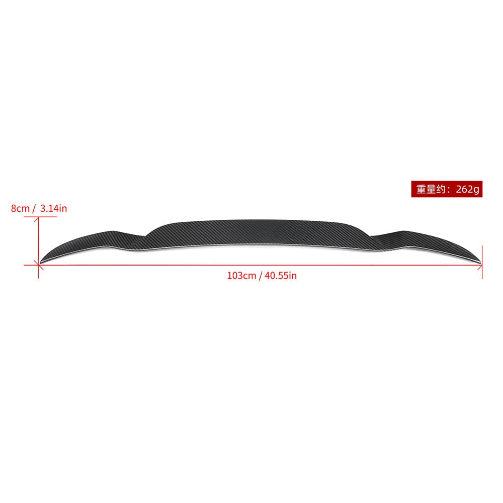 SOOQOO Spoiler SOOQOO BMW X3 G01 Top Spoiler In Prepreg Carbon Fiber