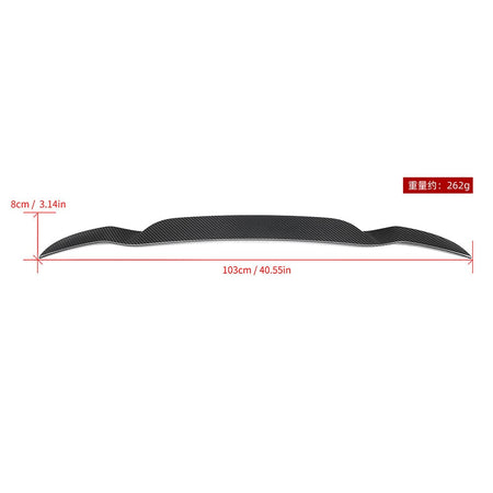 SOOQOO Spoiler SOOQOO BMW X3 G01 Top Spoiler In Prepreg Carbon Fiber