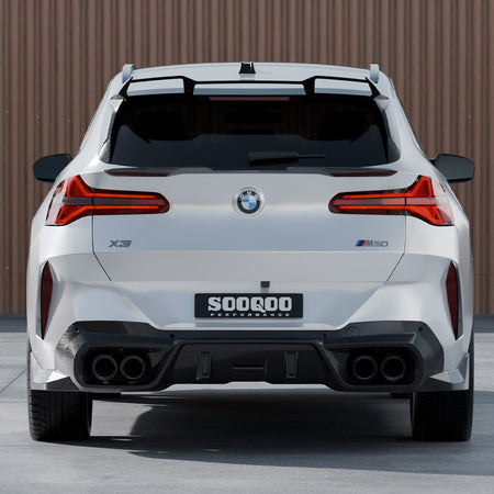 SOOQOO Spoiler SOOQOO BMW X3 G45 Rear Spoiler In Prepreg Carbon Fiber