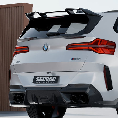 SOOQOO Spoiler SOOQOO BMW X3 G45 Top Spoiler in Prepreg Carbon Fiber