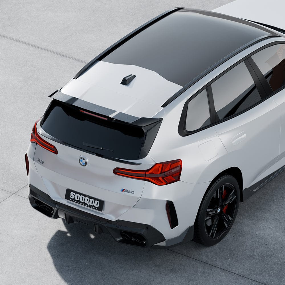 SOOQOO Spoiler SOOQOO BMW X3 G45 Top Spoiler in Prepreg Carbon Fiber