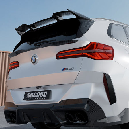 SOOQOO Spoiler SOOQOO BMW X3 G45 Top Spoiler in Prepreg Carbon Fiber