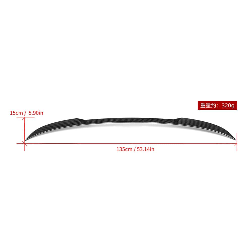 SOOQOO Spoiler SOOQOO BMW X3M F97 Rear Spoiler In Prepreg Carbon Fiber
