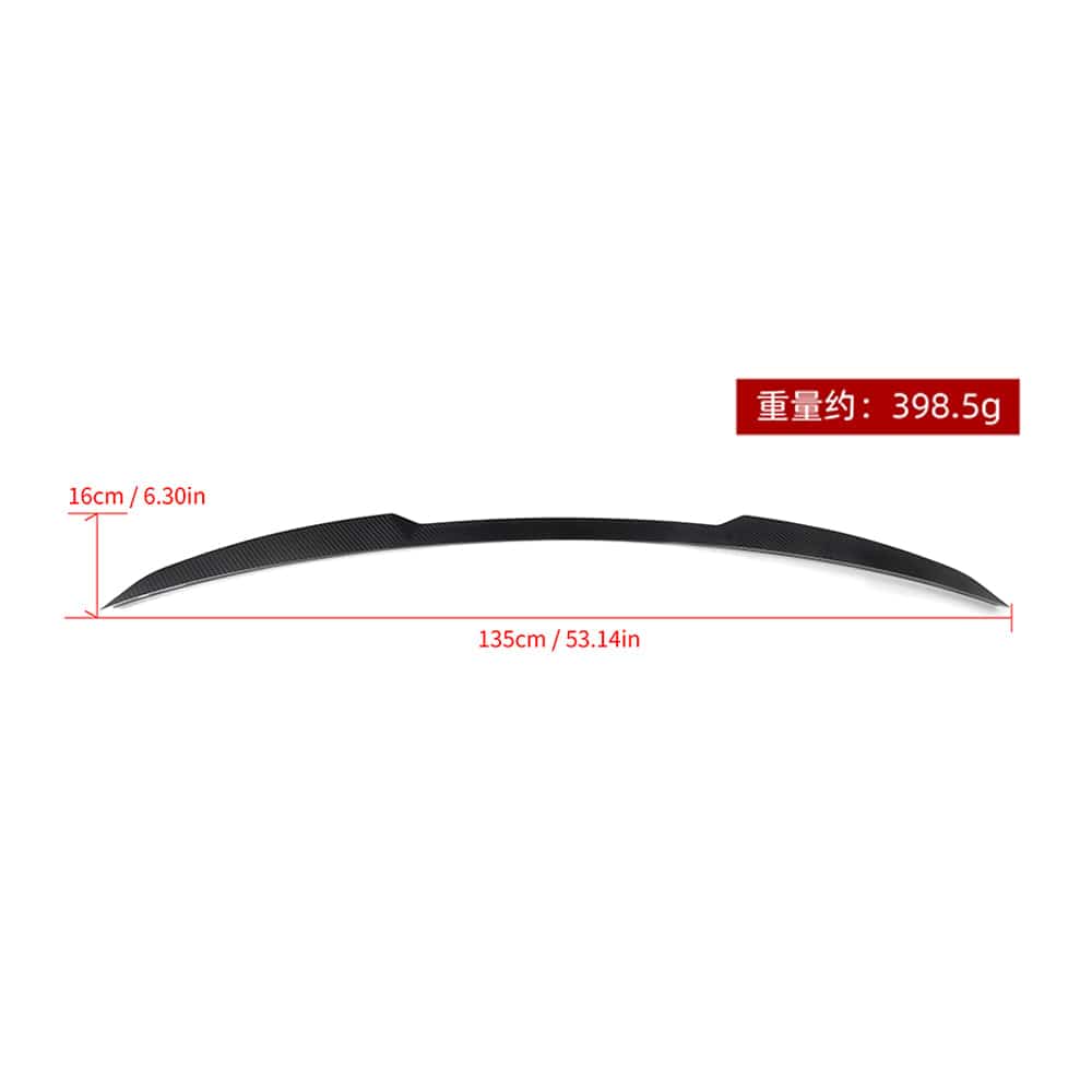 SOOQOO Spoiler SOOQOO BMW X5 G05 Rear Spoiler In Prepreg Carbon Fiber