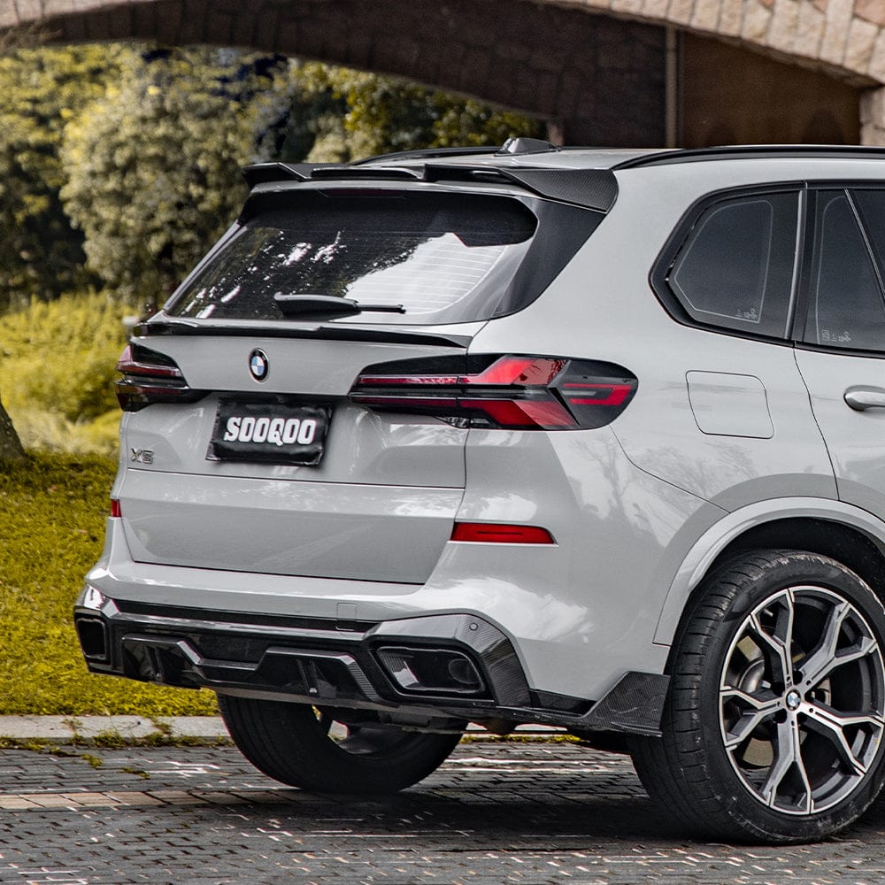 SOOQOO Spoiler SOOQOO BMW X5 G05 Top Spoiler In Prepreg Carbon Fiber