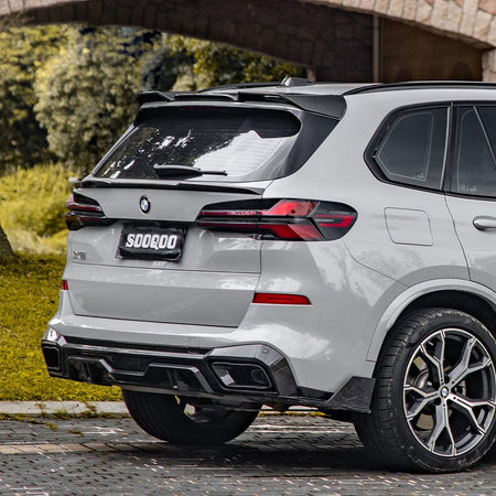 SOOQOO Spoiler SOOQOO BMW X5 G05 Top Spoiler In Prepreg Carbon Fiber