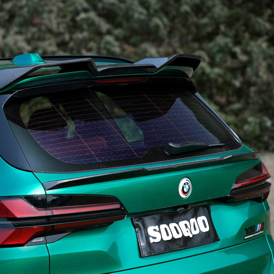 SOOQOO Spoiler SOOQOO BMW X5M F95 Trunk Spoiler In Prepreg Carbon Fiber