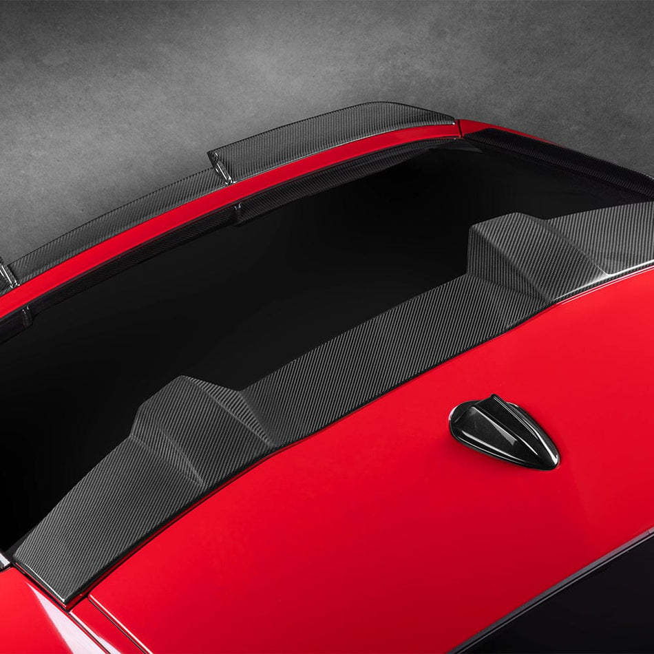SOOQOO Spoiler SOOQOO BMW X6M F96 Top Spoiler In Prepreg Carbon Fiber