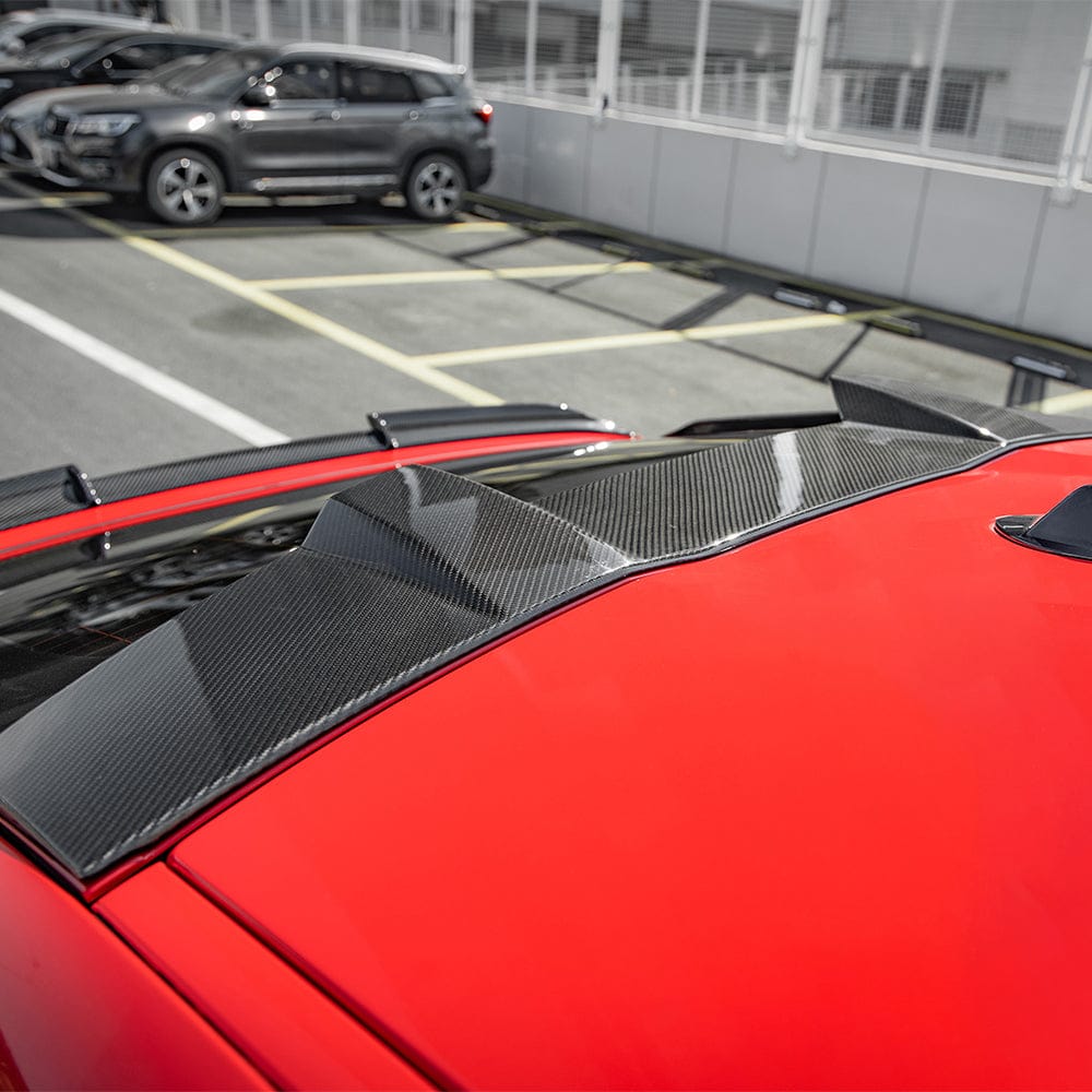 SOOQOO Spoiler SOOQOO BMW X6M F96 Top Spoiler In Prepreg Carbon Fiber