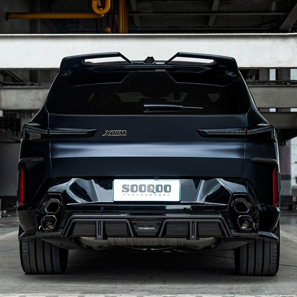 SOOQOO Spoiler SOOQOO BMW XM G09 Top Spoiler In Prepreg Carbon Fiber