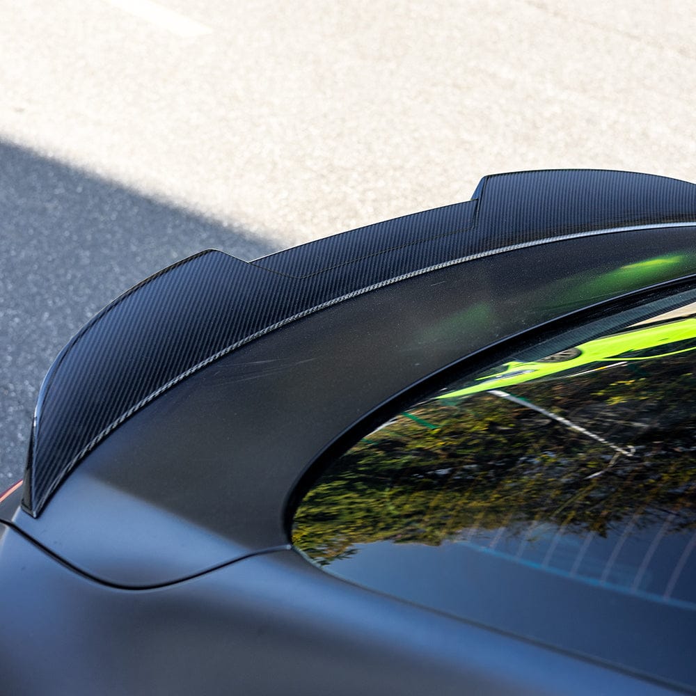 SOOQOO Spoiler SOOQOO MERCEDES CLE C236 Rear Spoiler In Prepreg Carbon Fiber