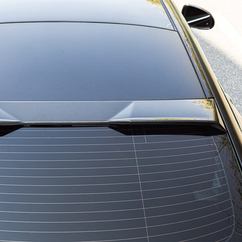 SOOQOO Spoiler SOOQOO MERCEDES CLE C236 Roof Spoiler In Prepreg Carbon Fiber
