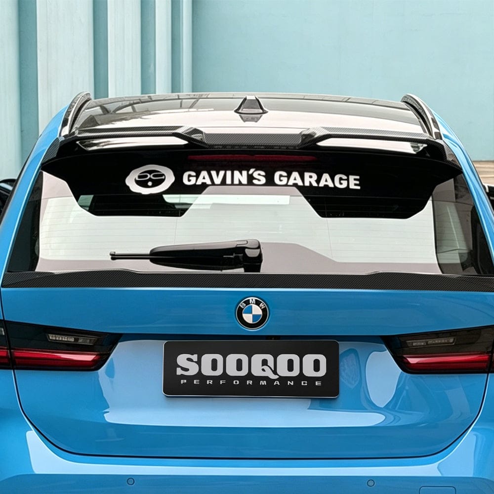 SOOQOO Spoiler SOOQOO V2 BMW M3 G81 Top Spoiler In Prepreg Carbon Fiber