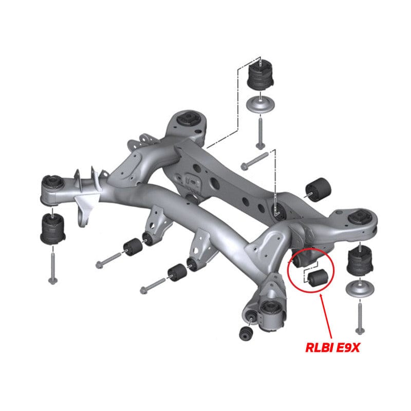SPL Parts Suspension Arm Bushings SPL Parts 06-13 BMW E80/E82/E82M / 06-13 BMW E90/E91/E92/E93 Rear Lower Control Arm Inner Bushing
