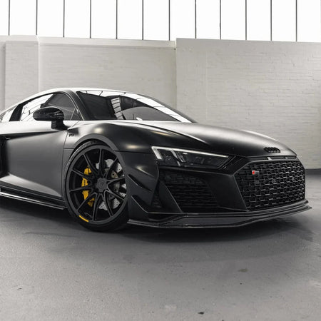 TRE Carbon Misc. Exterior Audi R8 4S Facelift LCI Pre-Preg Carbon Fiber Front Bumper Canards by TRE (2021-2024)