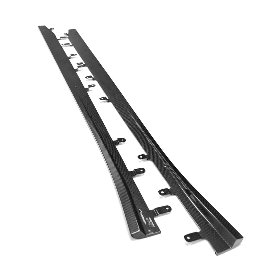TRE Carbon Side Skirts BMW G87 M2 TR87 Carbon Fiber Flat Side Skirts by TRE (2023+)
