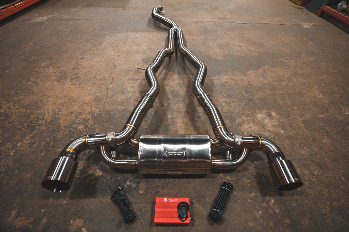 Valvetronic Designs Exhaust Brushed Toyota Supra A90 / A91 Valved Sport Exhaust System | Valvetronic Designs