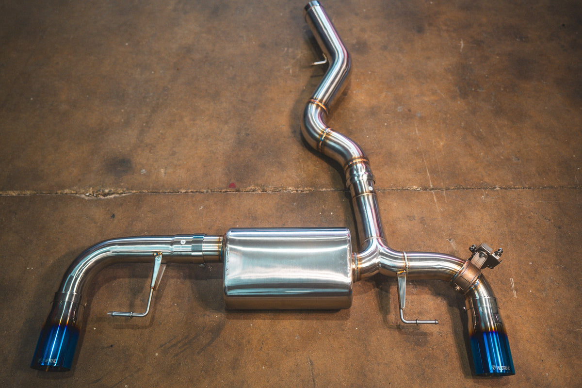 Valvetronic Designs Exhaust Burnt BMW G20/G22 330i/430i Valved Axleback Exhaust System | Valvetronic Designs