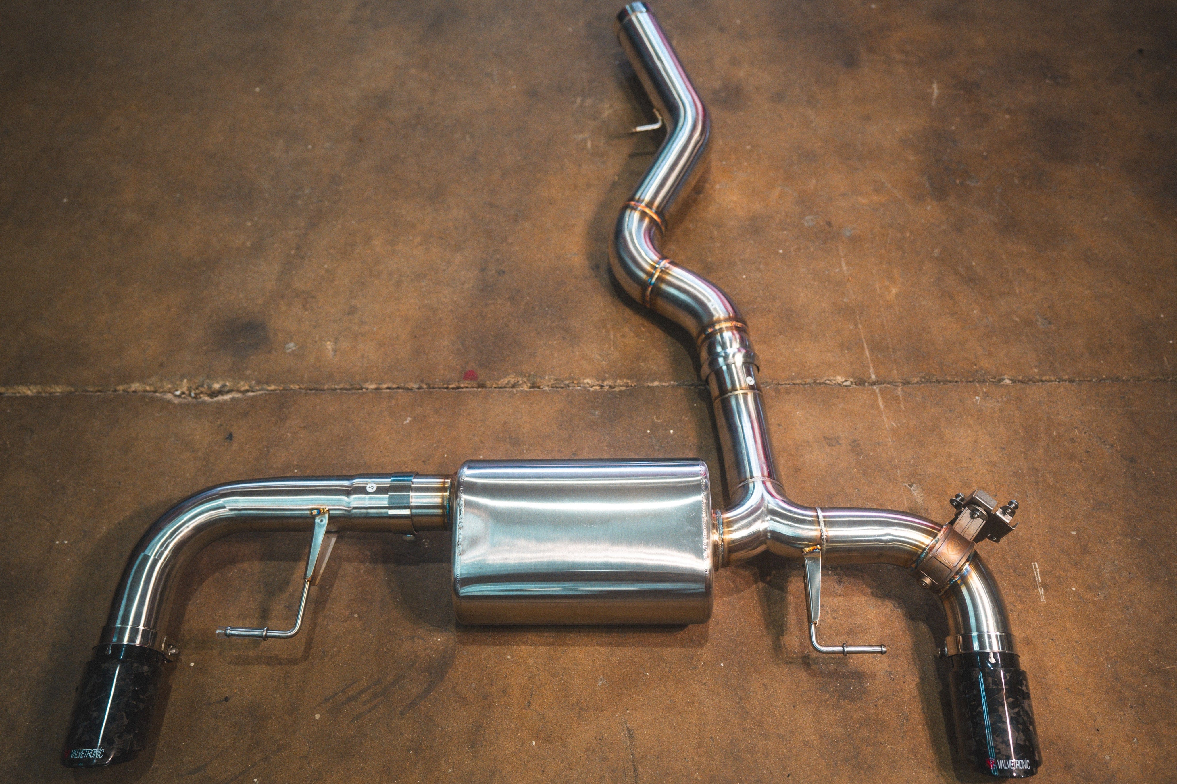 Valvetronic Designs Exhaust Forged Carbon BMW G20/G22 330i/430i Valved Axleback Exhaust System | Valvetronic Designs