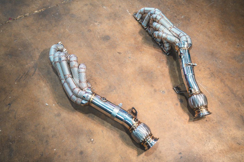 Valvetronic Designs Motor Vehicle Exhaust Audi R8 V10 / Lamborghini Gallardo LP / Lamborghini Huracan Free Flow Headers