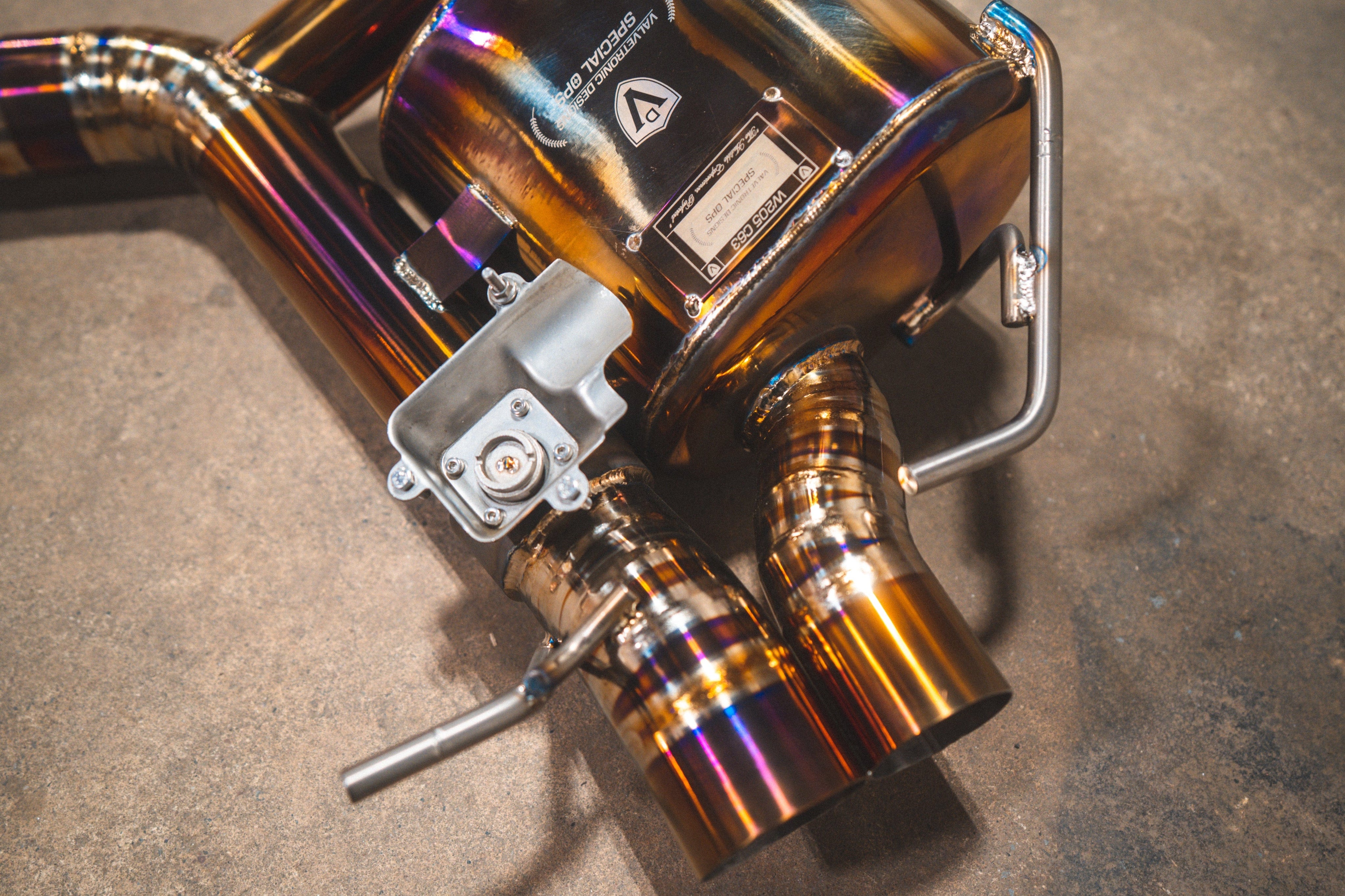 Valvetronic Designs Motor Vehicle Exhaust Mercedes W205 C63 / C63s Valved Sport Exhaust System