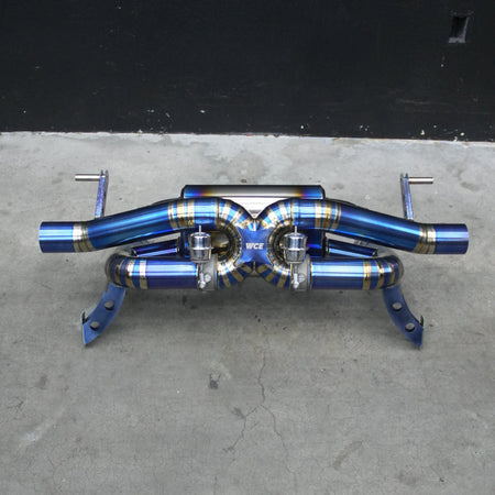 WCE Performance Exhaust 2020-2023 / No / Titanium Audi R8 Valved Catback Exhaust System - West Coast Euros