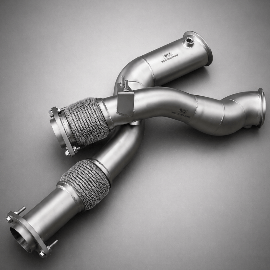 WCE Performance Exhaust WCE Catless S58 Downpipes - F97 X3M / F98 X4M