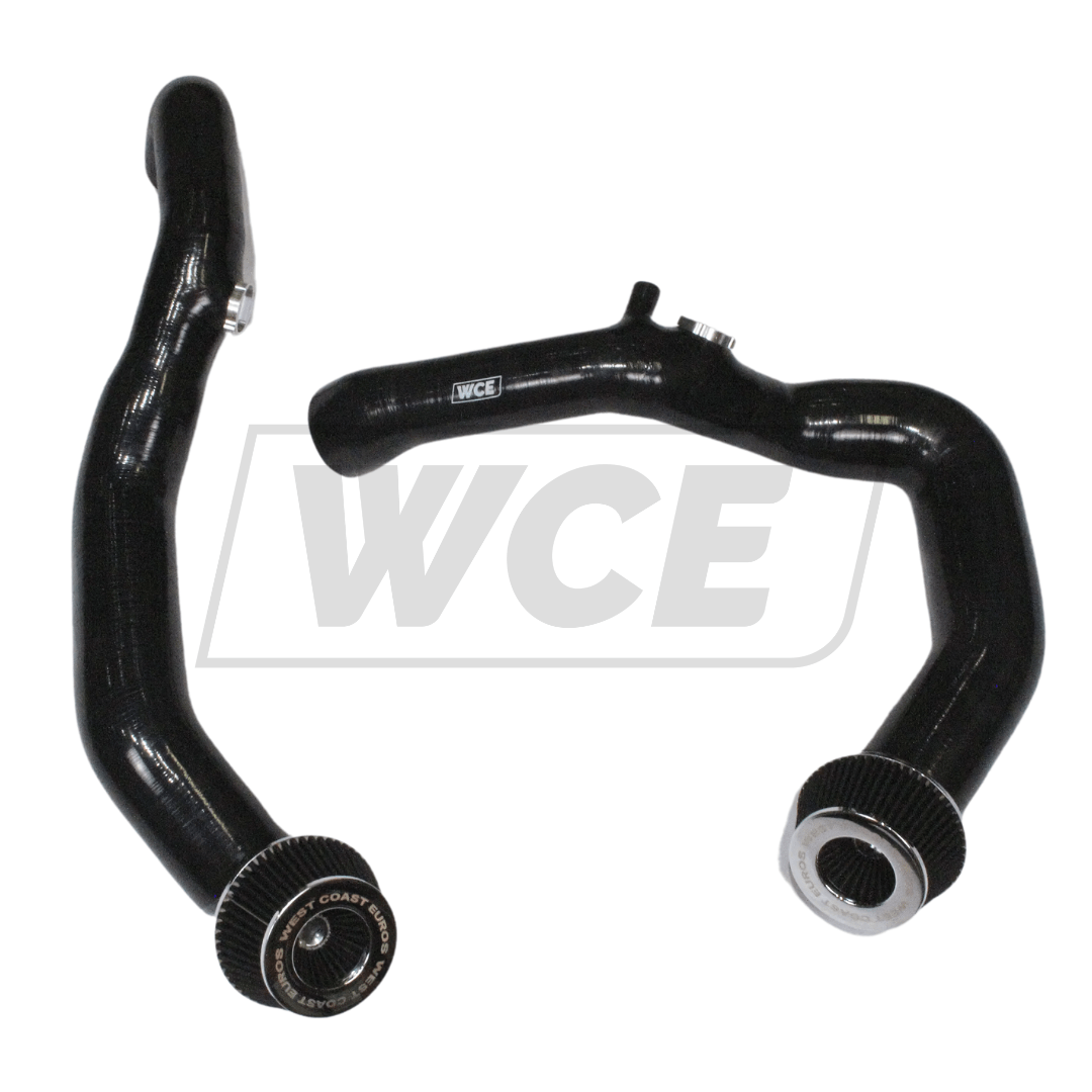 WCE Performance Performance Black / Black S55 Silicone Front Mount Intakes - F80 M3 / F82 M4 / F87 M2C