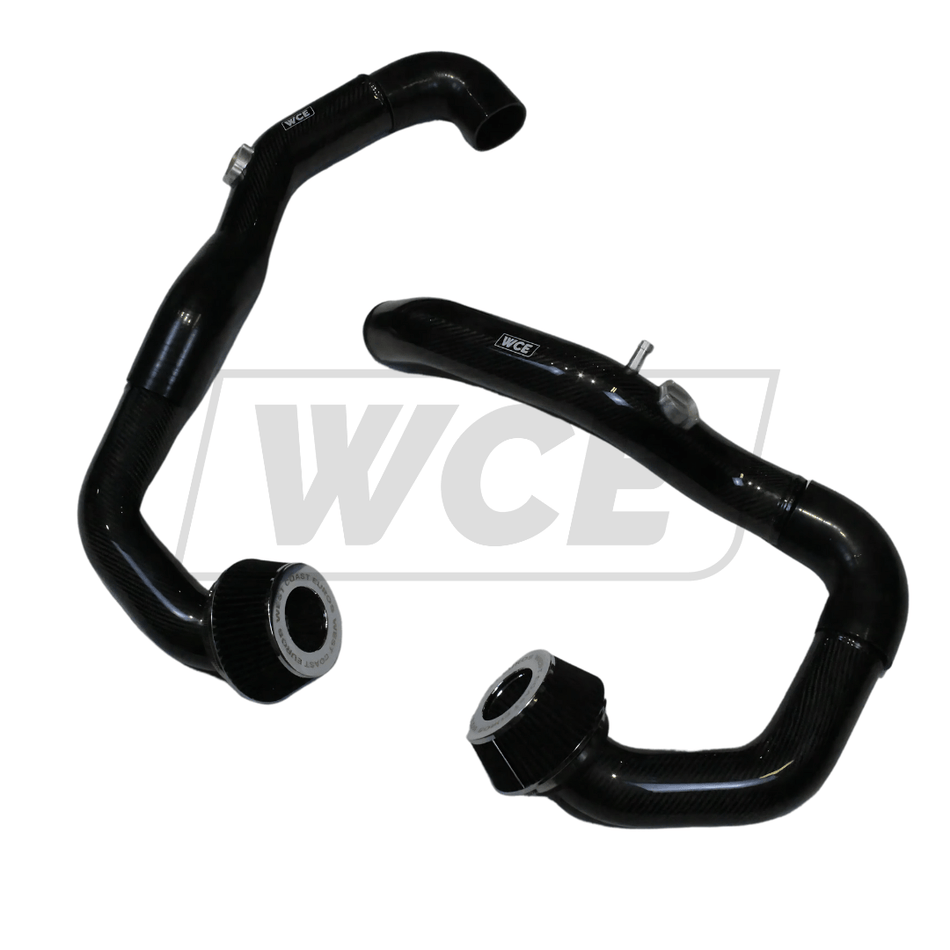 WCE Performance Performance Black S55 Dry Carbon Fiber Front Mount Intakes - F80 M3 / F82 M4 / F87 M2C