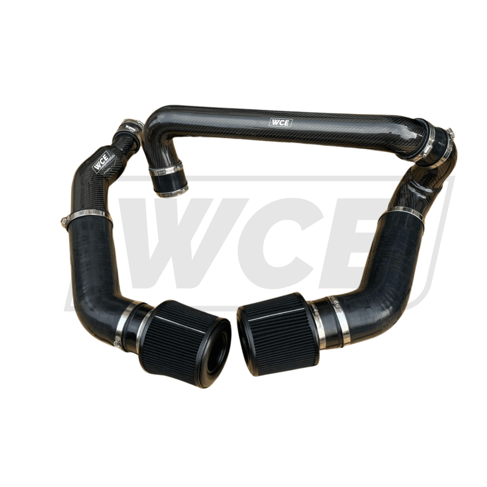 WCE Performance Performance Black S58 Dry Carbon Fiber Front Mount Intakes - G80 M3 / G82 M4 / G87 M2