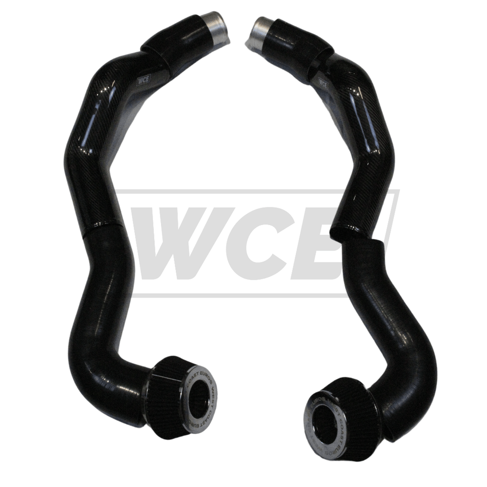 WCE Performance Performance Black S63TU4 Dry Carbon Fiber Front Mount Intakes - F90 M5