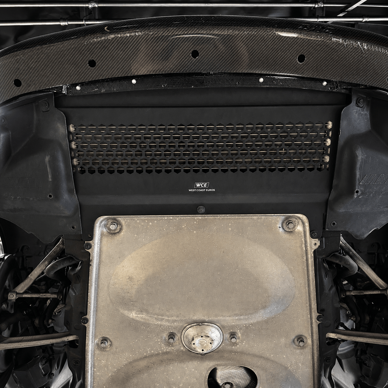 WCE Performance Skid Plates WCE S55 Metal Oil Cooler Guard Skid Plate - F80 M3 / F82 M4