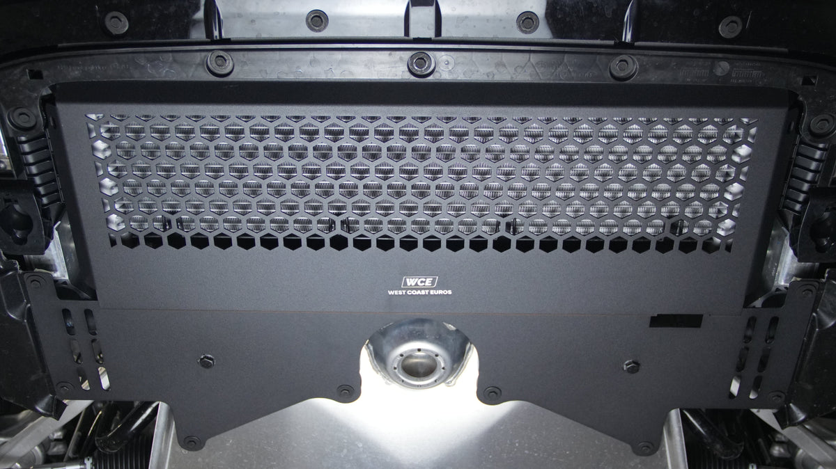 WCE Performance Skid Plates WCE S58 Metal Oil Cooler Guard Skid Plate -  G80 M3 / G82 M4 / G87 M2