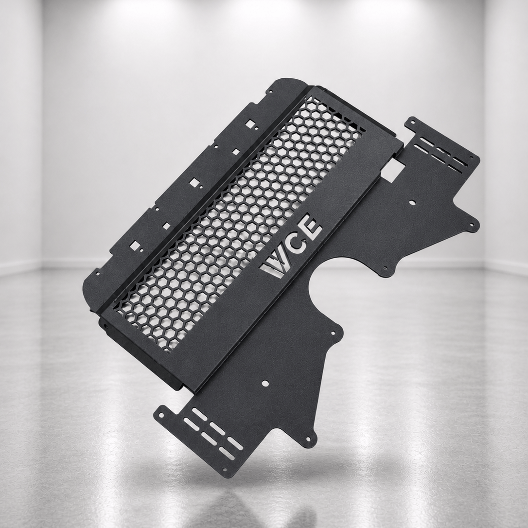WCE Performance Skid Plates WCE S58 Metal Oil Cooler Guard Skid Plate -  G80 M3 / G82 M4 / G87 M2
