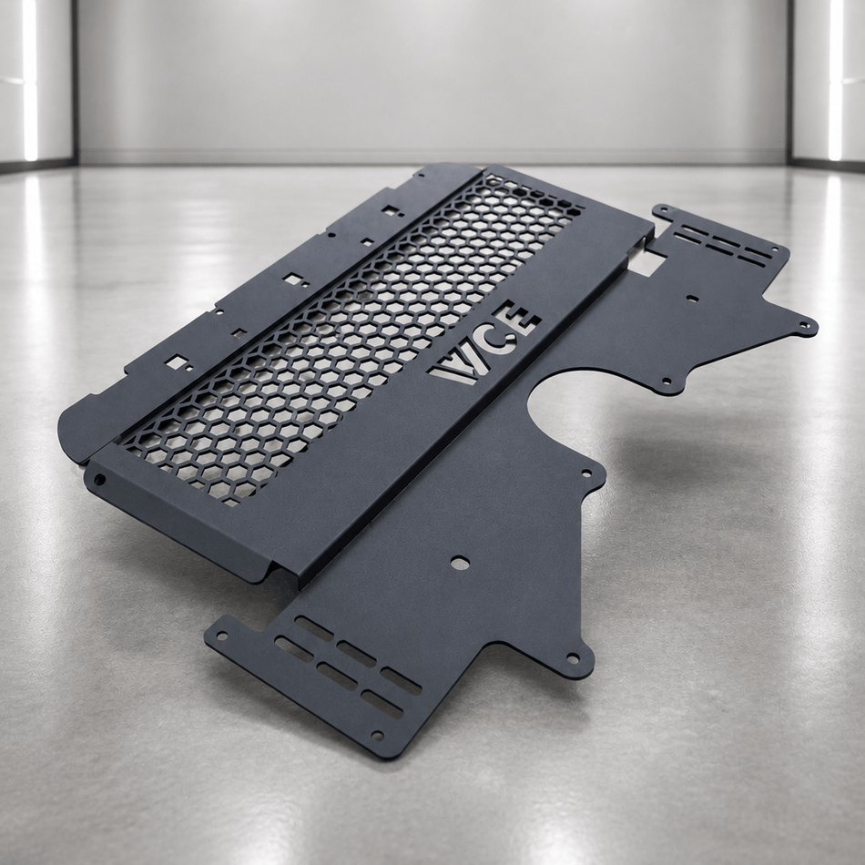 WCE Performance Skid Plates WCE S58 Metal Oil Cooler Guard Skid Plate -  G80 M3 / G82 M4 / G87 M2
