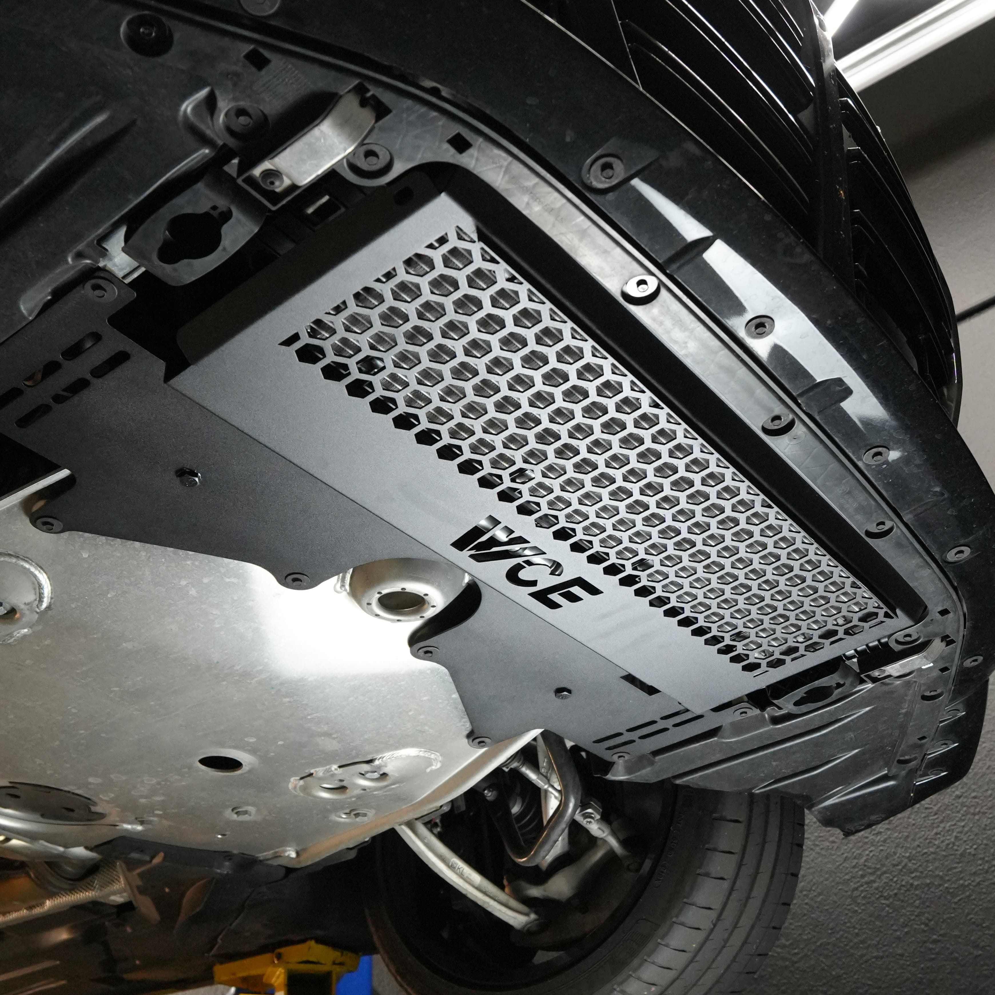 WCE Performance Skid Plates WCE S58 Metal Oil Cooler Guard Skid Plate -  G80 M3 / G82 M4 / G87 M2